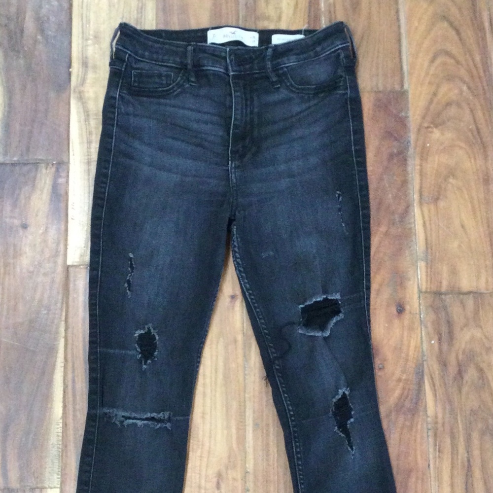 Hollister High Rise Super Skinny black Jeans